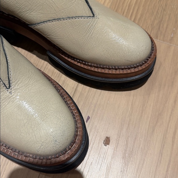 Free People Vance Double Tab Chelsea Platform boots in crackle‎ patent leather - Picture 8 of 10